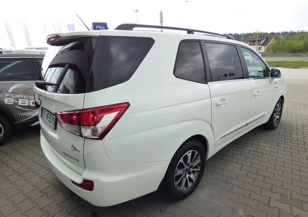 SsangYong Rodius cena 68900 przebieg: 59538, rok produkcji 2016 z Zdzieszowice małe 436